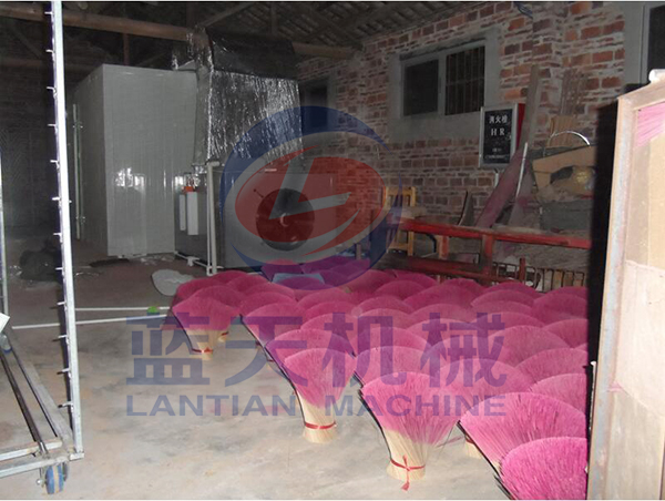 安徽佛香烘干機現場